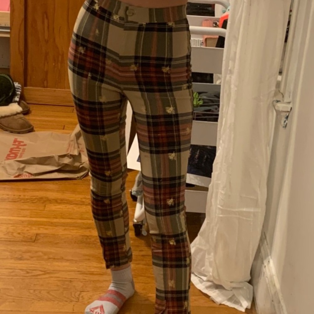Urban Outfitters Plaid Bee Pants